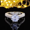 Halo Shiny Diamond Engagement Ring