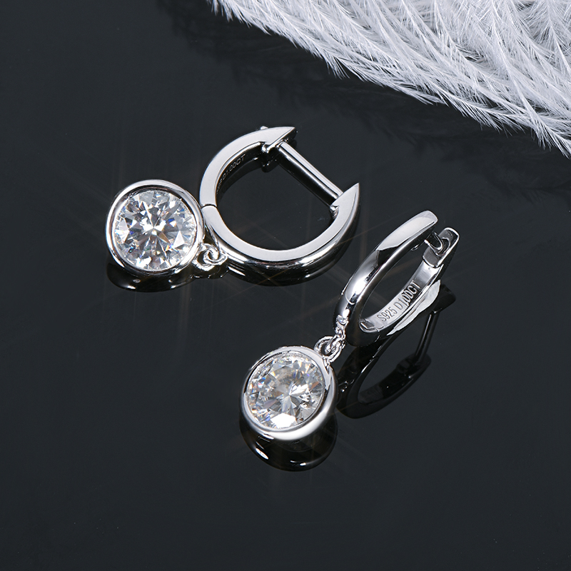 IOGOU-Modern-2023-Hoop-Earrings-for-Women-6-5mm-Real-Moissanite-Dangle-Huggie-Drop-Earrings-Silver-9