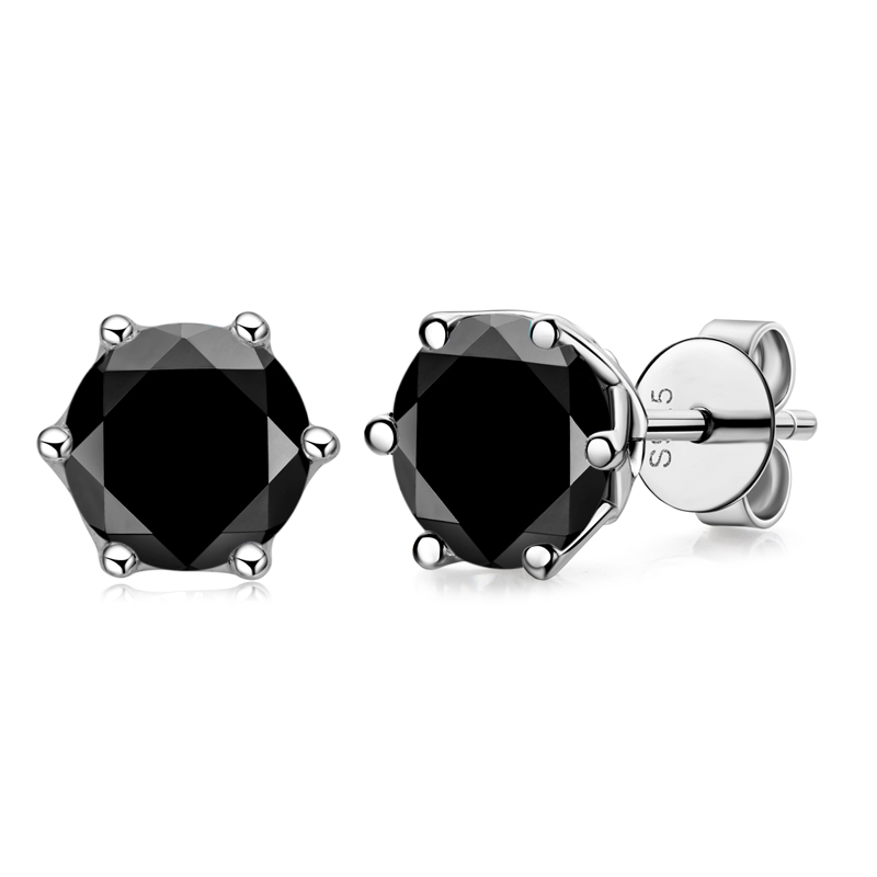 IOGOU-Morden-Real-1-Carat-Black-Moissanite-Stud-Earrings-For-Men-100-925-Sterling-Silver-Round