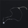 Necklace for Women Sparkling Fine Jewelry Romantic Diamond Pendant with Gra Moissanite Fishing Line Pendant