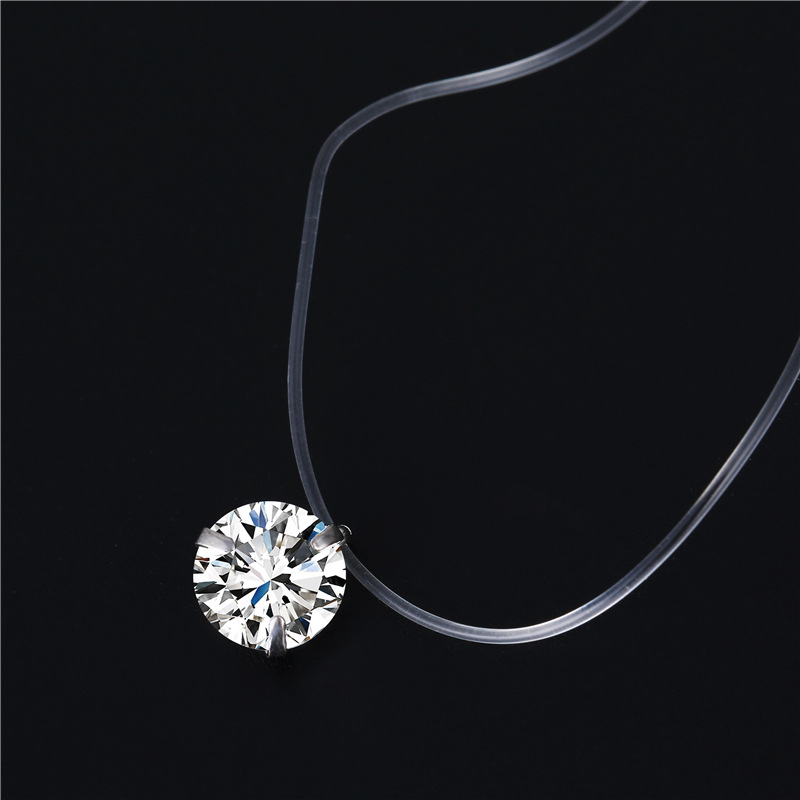 Necklace-for-Women-Sparkling-Fine-Jewelry-Romantic-Diamond-Pendant-with-Gra-Moissanite-Fishing-Line-Pendant