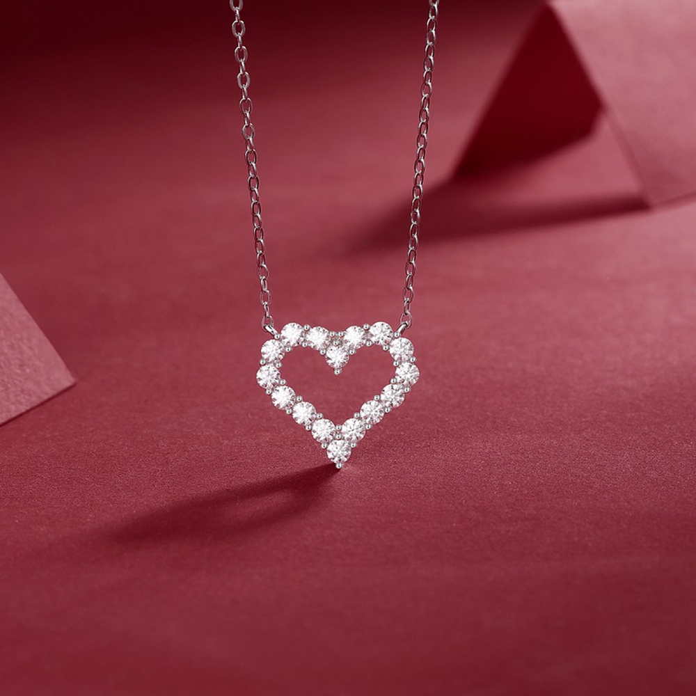 SHIPEI-D-Moissanite-Diamond-Gemstone-Fine-Jewelry-For-Women-100-925-Sterling-Silver-Heart-Pendant-Necklace-3