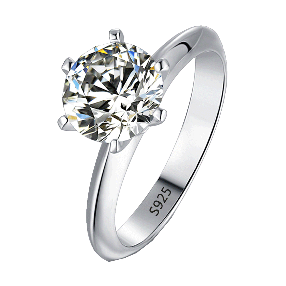 Sterling-Silver-925-Created-Moissanite-Ring-Six-claw-Round-Wedding-Rings-for-Couples-Diamond-Rings-Jewelry