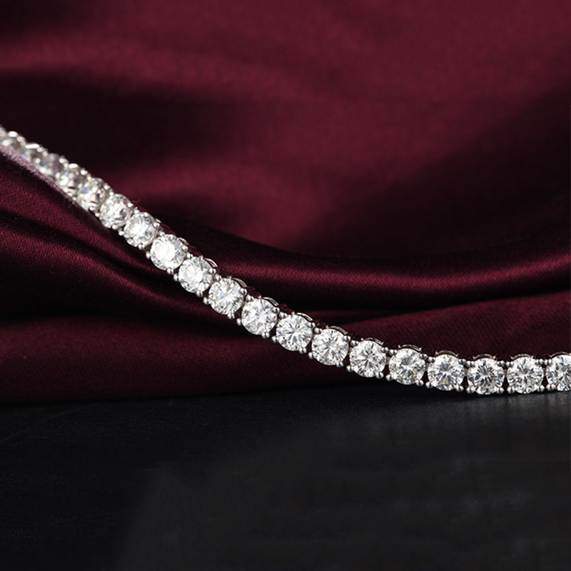 LOVERJEWELRY-Woman-Engagement-Bangle-Real-14Kt-White-Gold-Wedding-Jewelry-Brace-Lace-Round-Gemstones-Moissanite-Bracelets-4